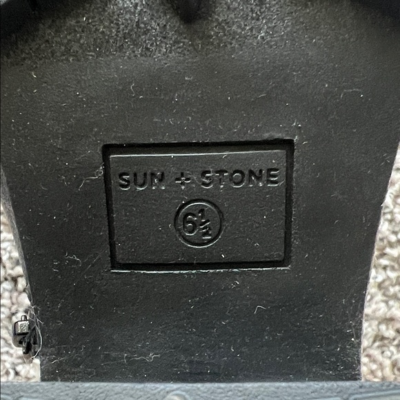 Sun + Stone Black Ankle Booties - Picture 5 of 6